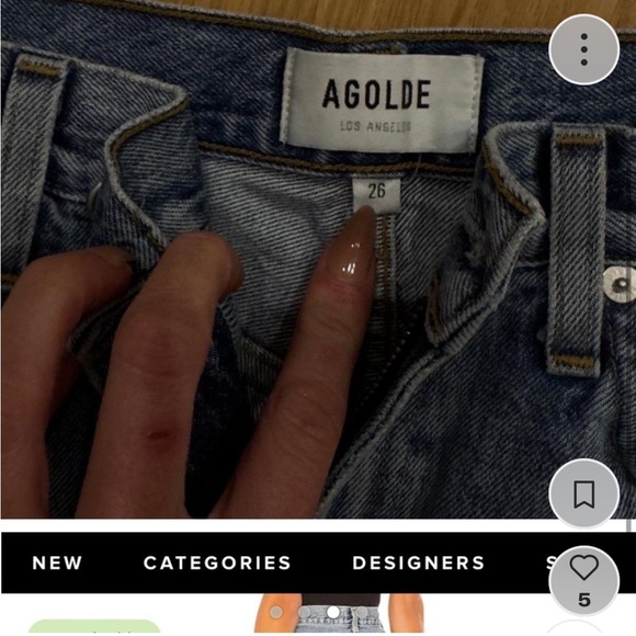 Agolde flare jeans high waisted - Picture 3 of 4